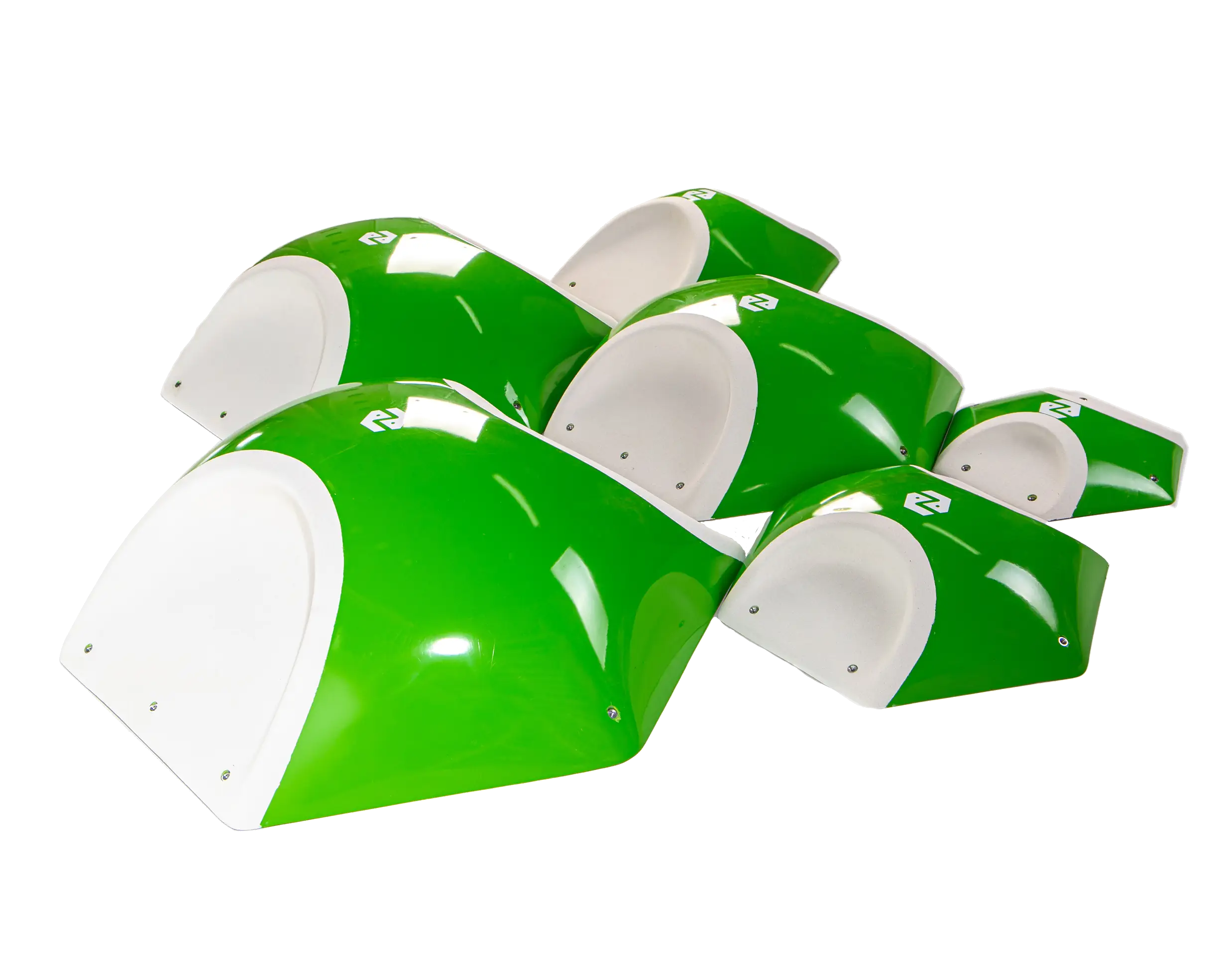 Set Draco de 6 volúmenes de escalada de fibra de vidrio - vista 2
